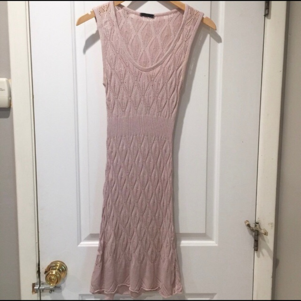 Forever 21 Dusty Rose Crochet Dress